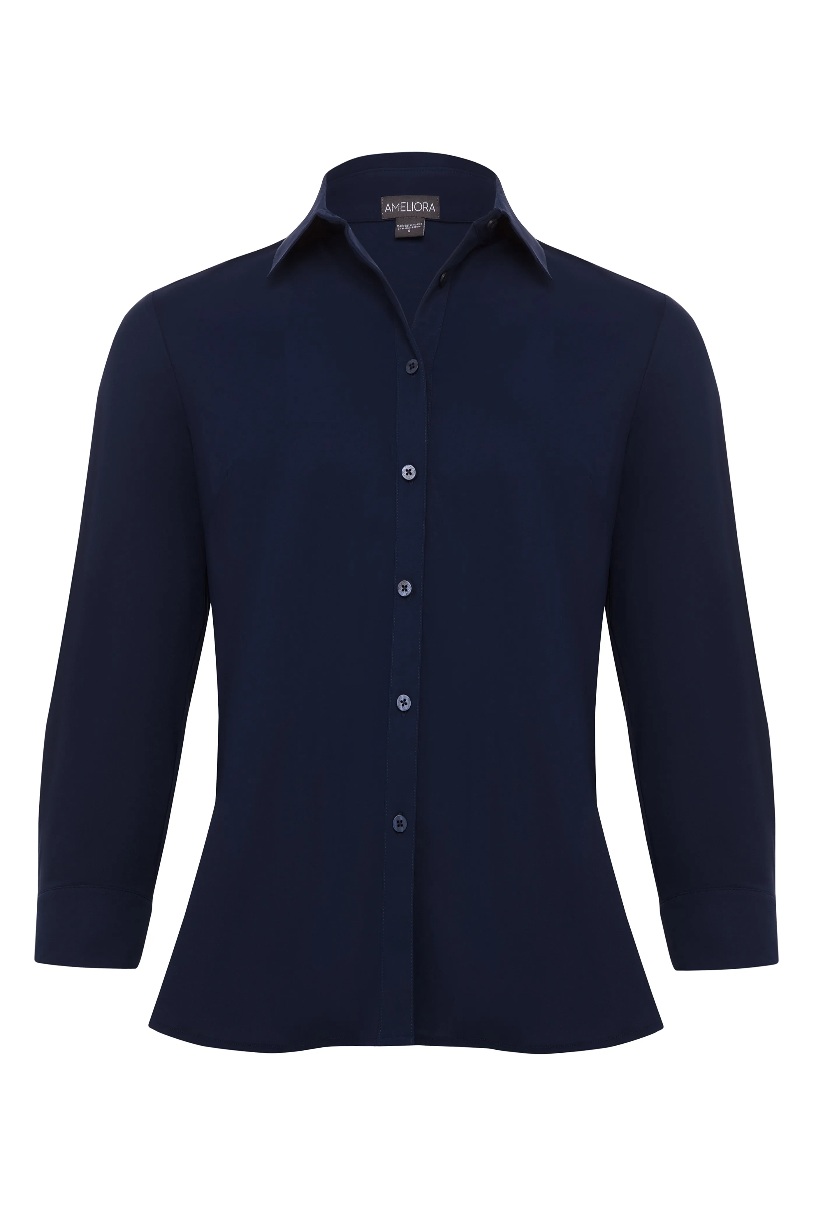 The Diane - 3/4 Sleeve Button Up