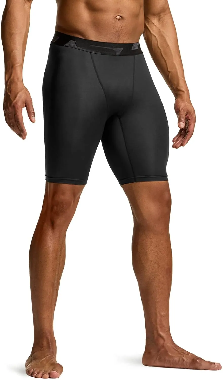 TSLA Men's Athletic Compression Shorts, Sports Performance Active Cool Dry Running Tights