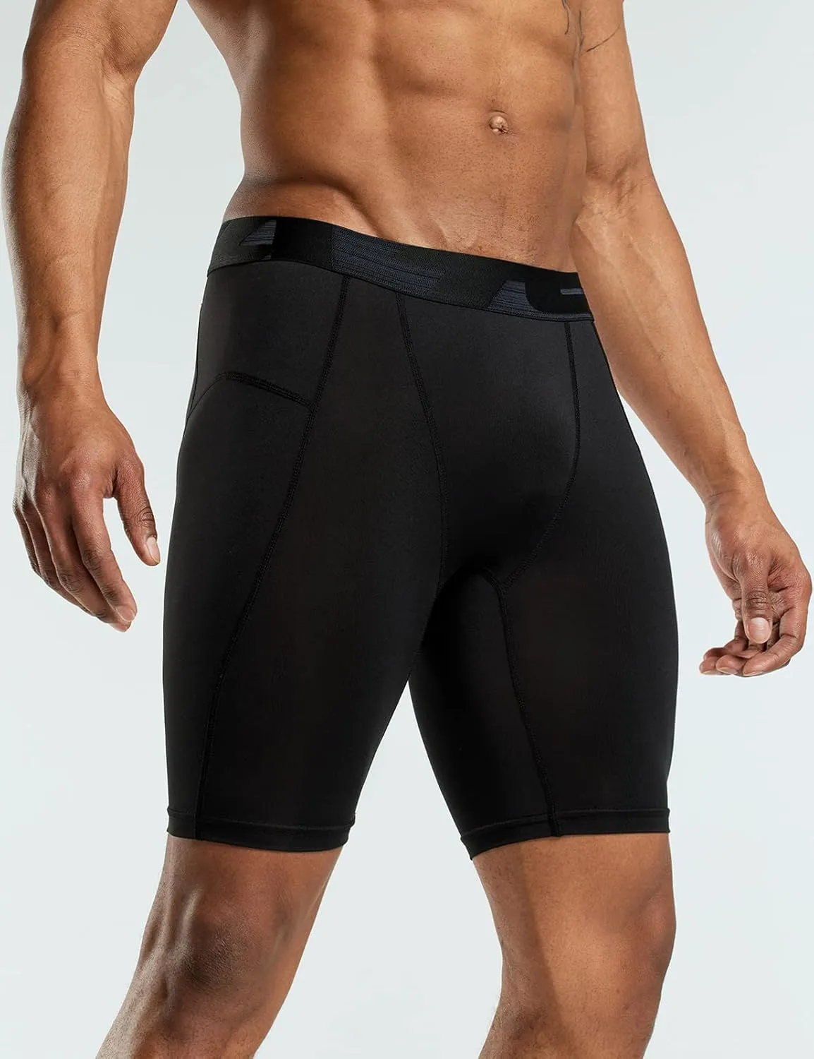 TSLA Men's Athletic Compression Shorts, Sports Performance Active Cool Dry Running Tights