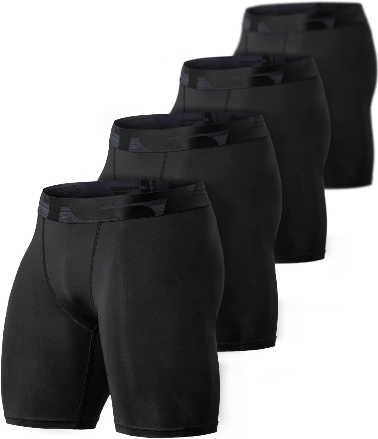 TSLA Men's Athletic Compression Shorts, Sports Performance Active Cool Dry Running Tights