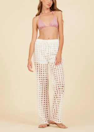 White Box Beach Eyelet Beach Pant