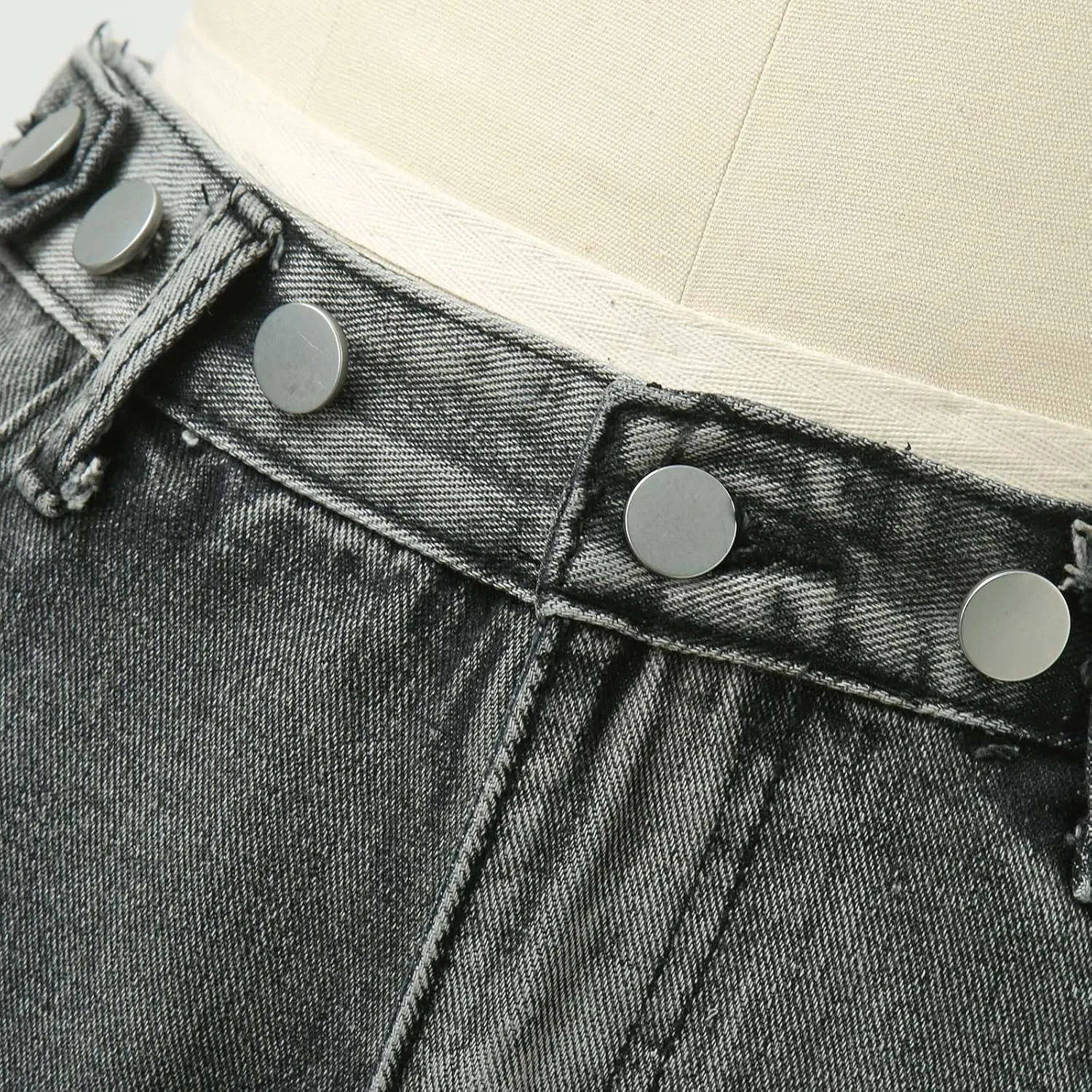 Women's Baggy Jeans Girls Vintage Streetwear Pants Aesthetic Clothing Ripped Baggy High Waisted Trousers with Pockets