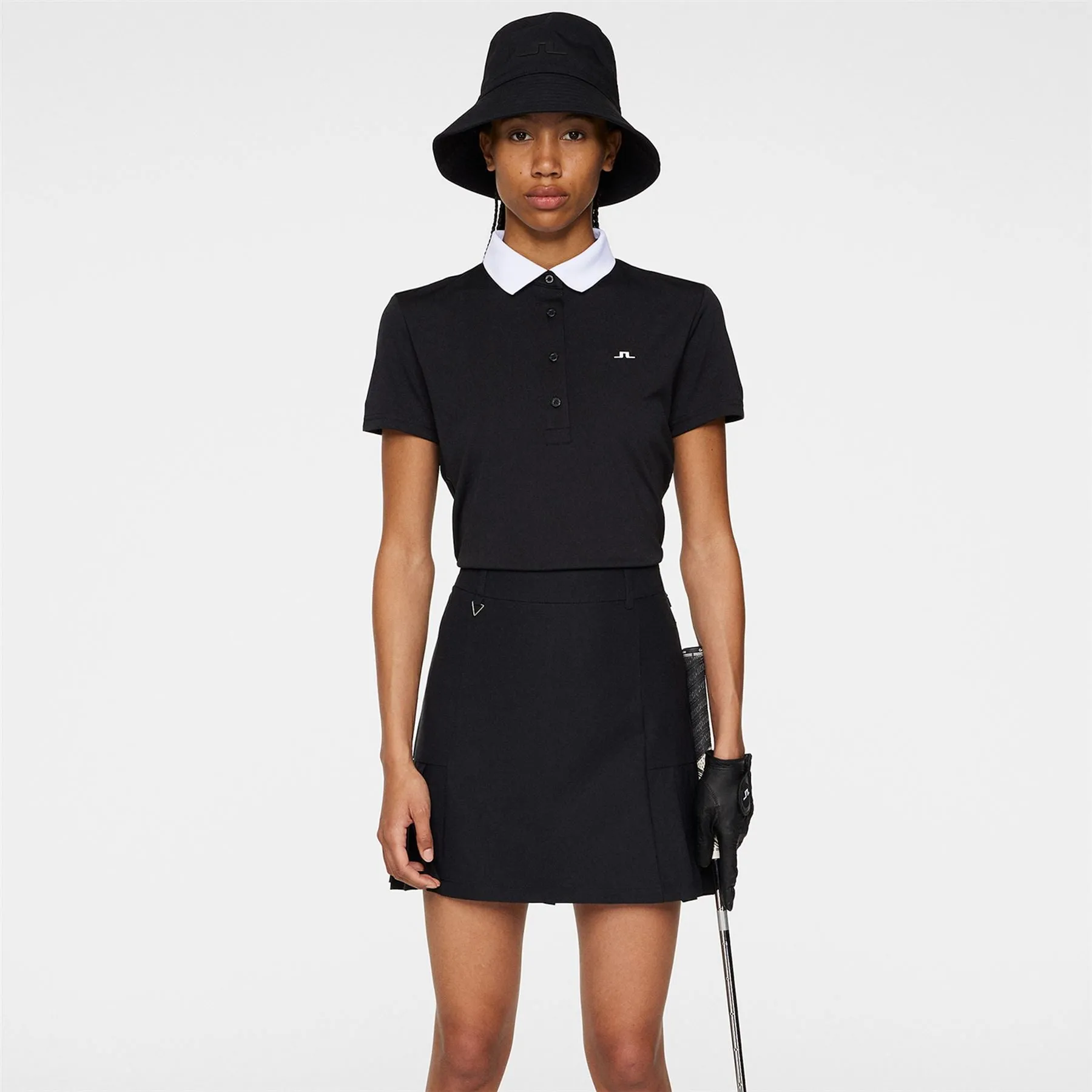 Womens Cassie TX Jersey Polo Black - AW24