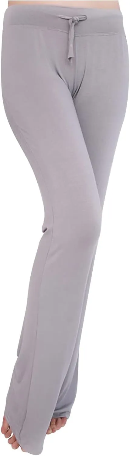 Women's High Waist Lounge Pants Yoga Sweatpants Pajama Drawstring Trousers Stretchy Wide Leg Pant with Pockets