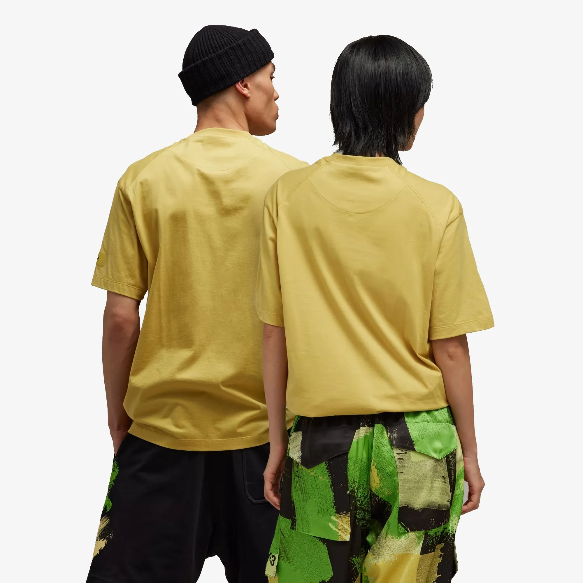 Y-3 | RELAXED SHORT SLEEVE TEE  { BLANCH YELLOW