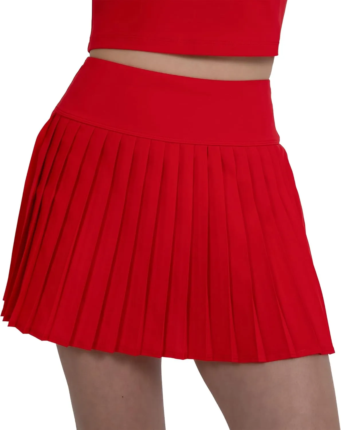 YITTY Active Women's Pleated Tennis Skirt with Built-in Short, Athleisure, 4-Way-Stretch